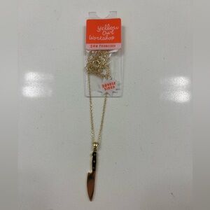 Double Sided Knife Pendant